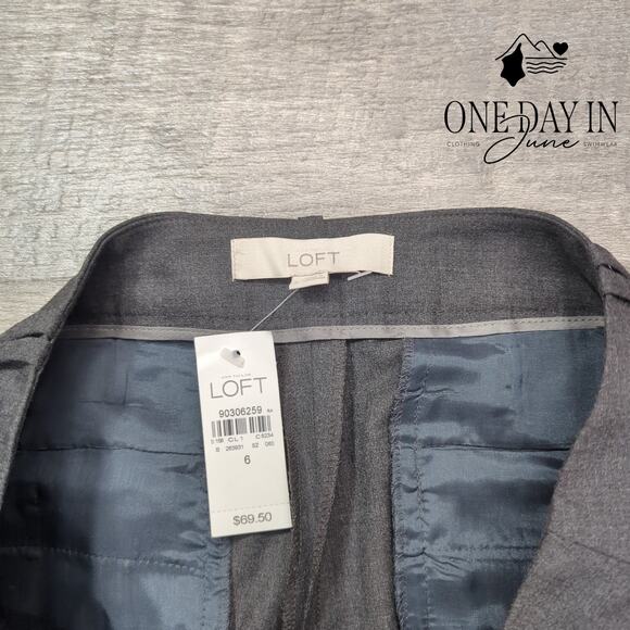 Loft Straight Leg Dress Pants Size 6 - Picture 2 of 6